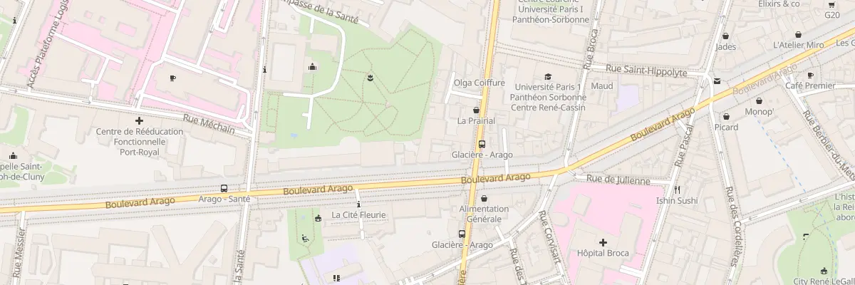 Plan du 56 Bd Arago à Paris 13e Arrondissement