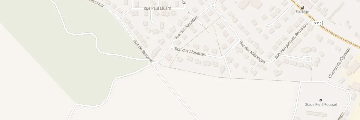 Plan du 2 Rue des Alouettes à Cagny