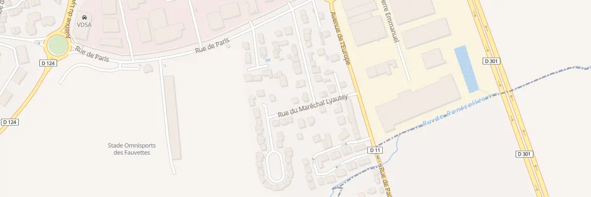 Plan du 5 Rue du Maréchal Lyautey à Domont