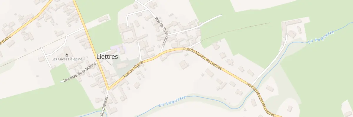 Plan du 4 Rue du Moulin à Liettres