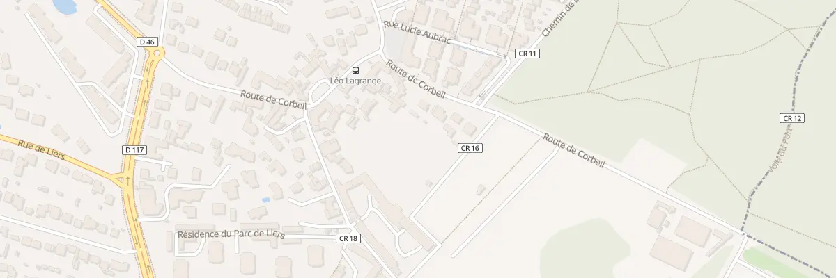 Plan du 316T Rte de Corbeil à Sainte-Geneviève-des-Bois