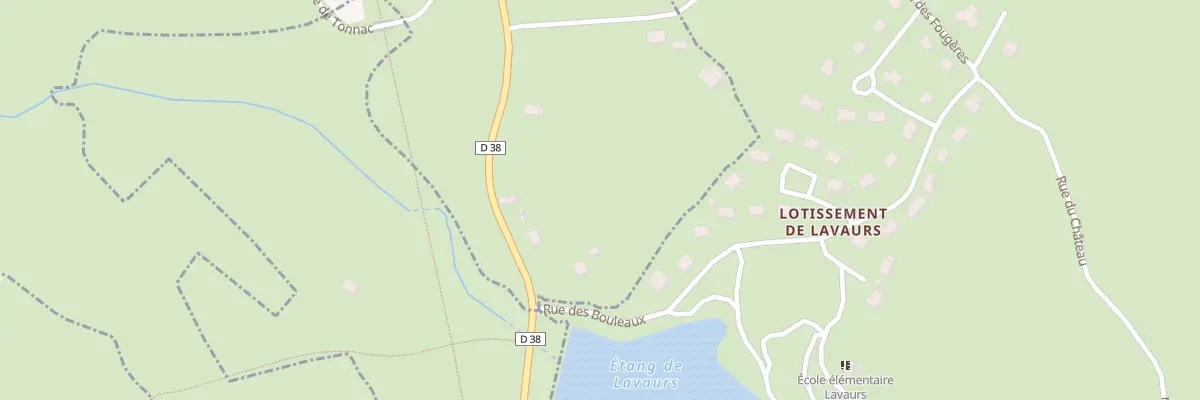 Plan du 6 Rte de l’Étang à Sourniac