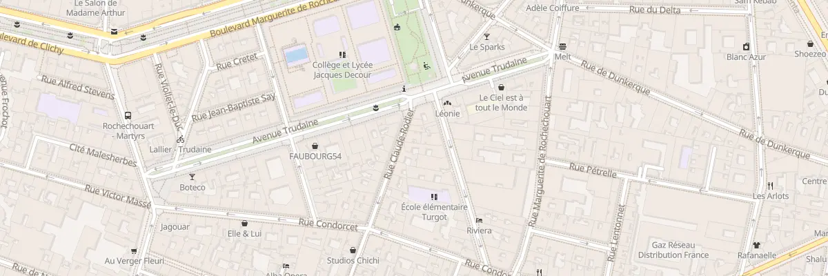 Plan du 70 Rue Claude Rodier à Paris 9e Arrondissement