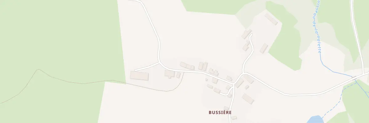 Plan du 16 Bussière au Chauchet