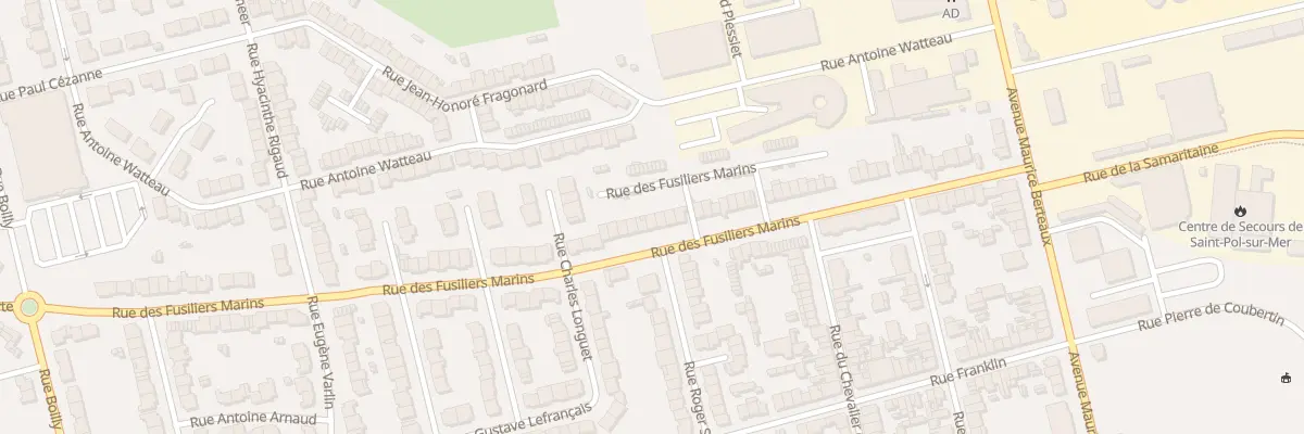 Plan du 66 Rue des Fusiliers Marins Sp à Dunkerque