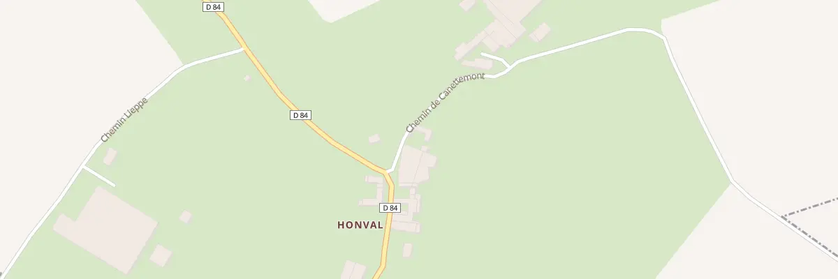 Plan du 6 Che de Canettemont à Rebreuve-sur-Canche
