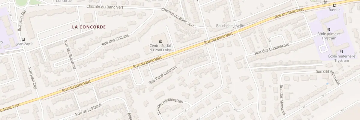 Plan du 1543 Rue du Banc Vert à Dunkerque