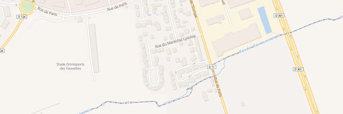 Plan du 11 Rue du Maréchal Lyautey à Domont