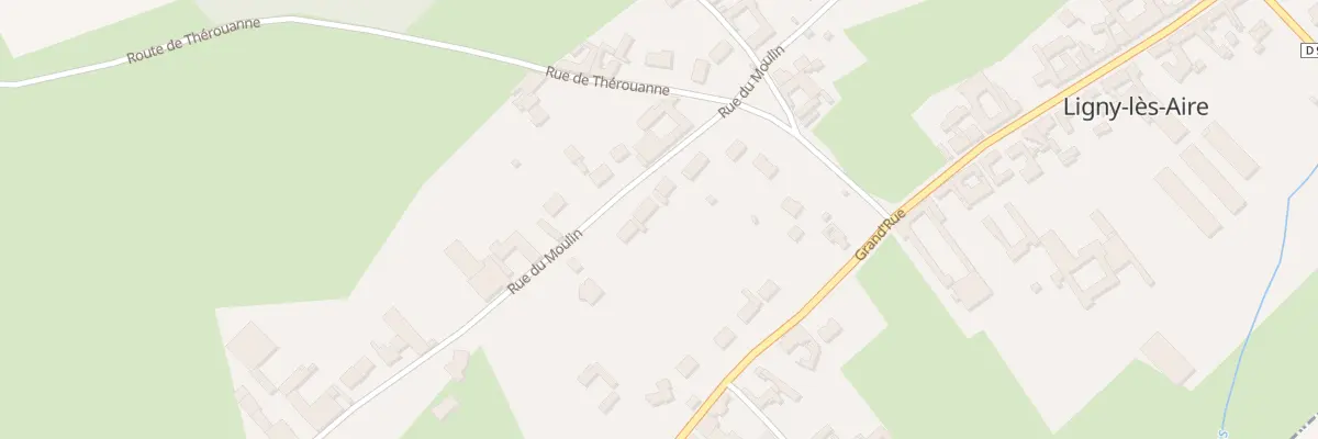 Plan du 7 Rue du Moulin à Ligny-lès-Aire