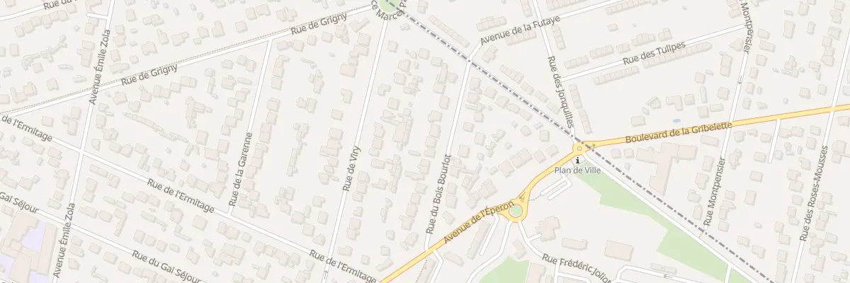 Plan du 19 Rue du Bois Bourlot à Sainte-Geneviève-des-Bois