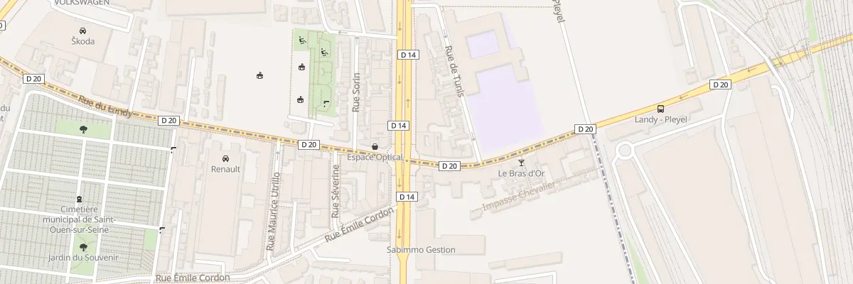 Plan du 67 Bd Ornano à Saint-Denis