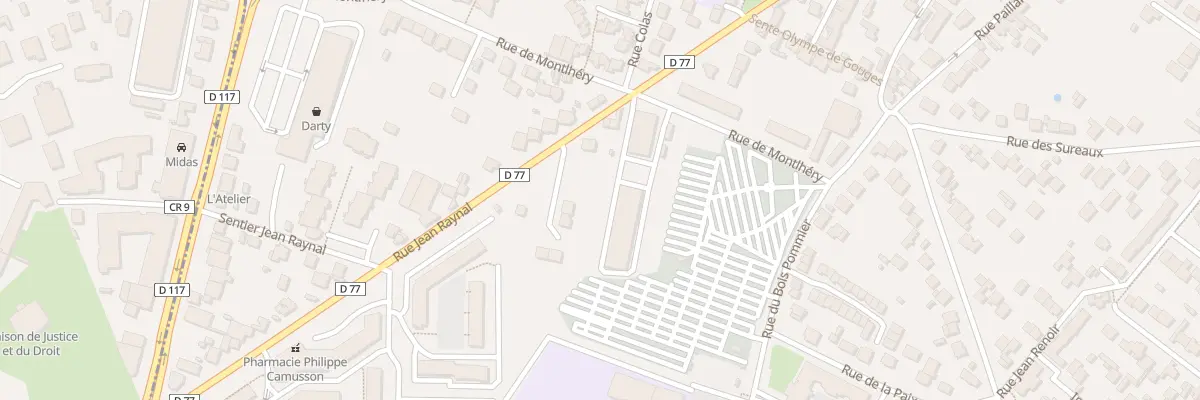 Plan du 87 Rue Jean Raynal à Morsang-sur-Orge