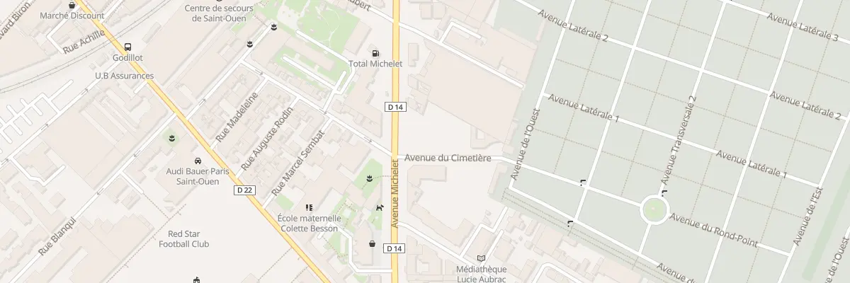 Plan du 67 Av Michelet à Saint-Ouen-sur-Seine
