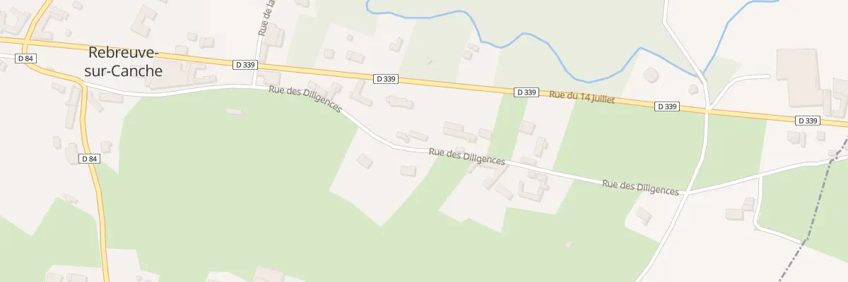 Plan du 37 Rue des Diligences à Rebreuve-sur-Canche