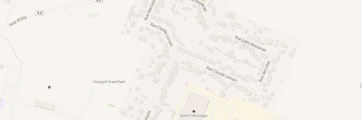 Plan du 22 Rue Claude Lorrain à Morangis