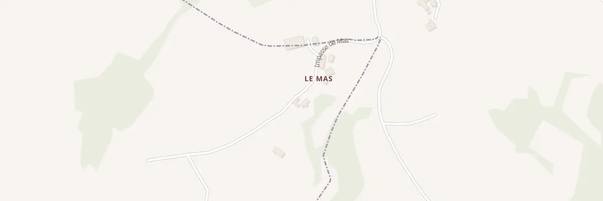 Plan du 5014A Le Mas à Escandolières
