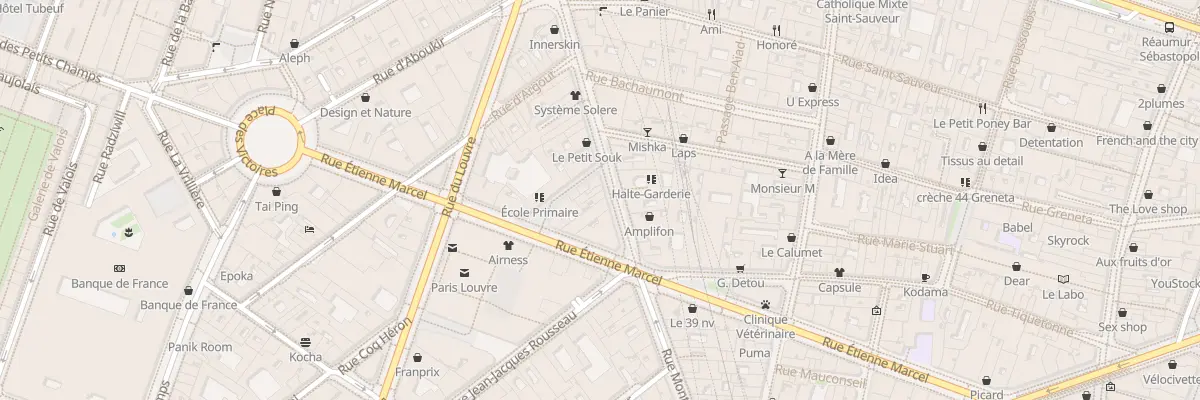 Plan du 37 Rue Montmartre à Paris 2e Arrondissement