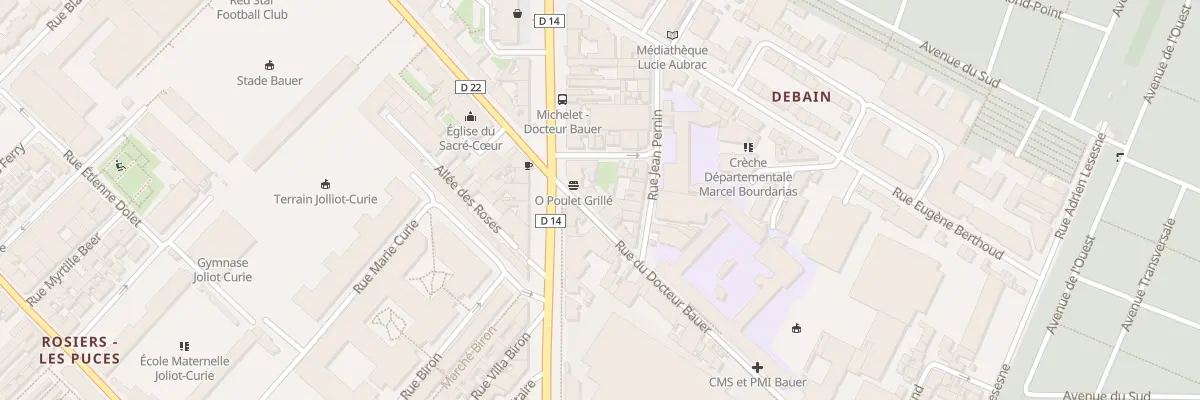 Plan du 131 Rue du Docteur Bauer à Saint-Ouen-sur-Seine