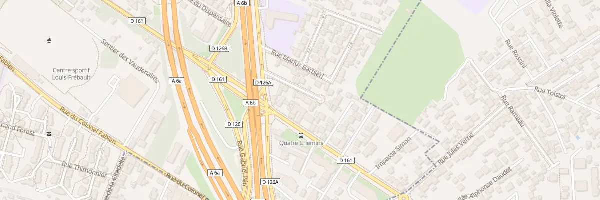 Plan du 8 All du Tilleul à Arcueil