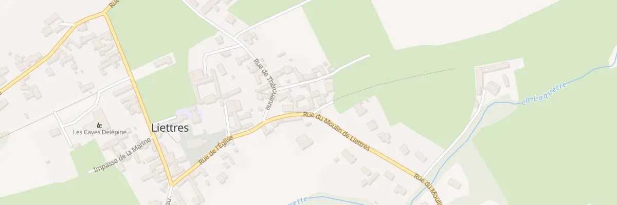 Plan du 5 Rue du Moulin à Liettres
