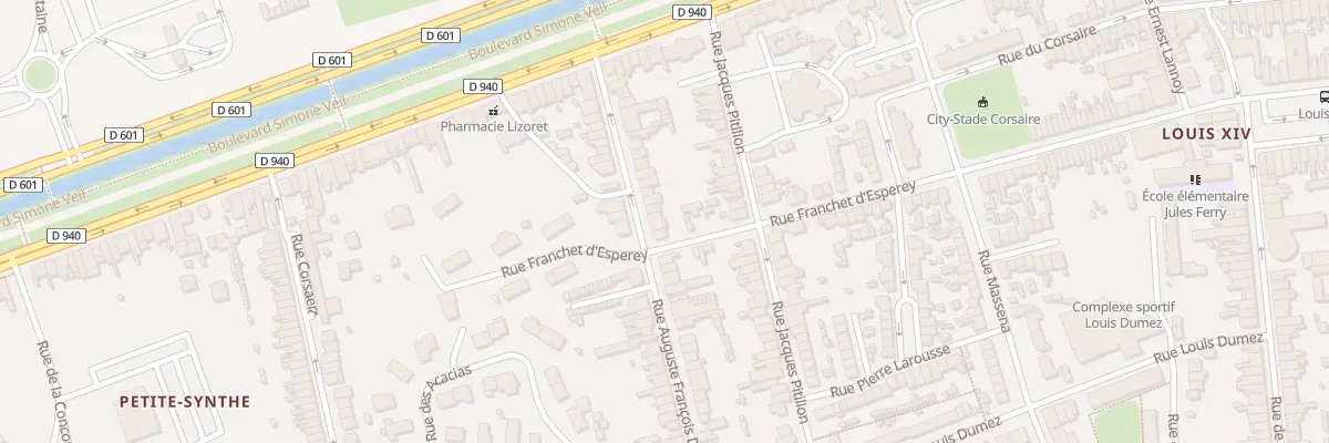 Plan du 31 Rue Deschamps à Dunkerque