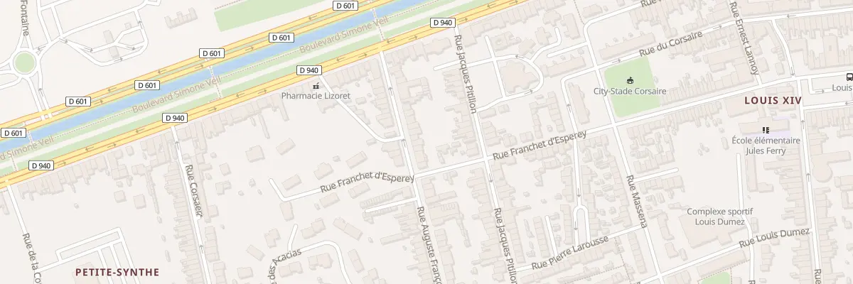 Plan du 27 Rue Deschamps à Dunkerque