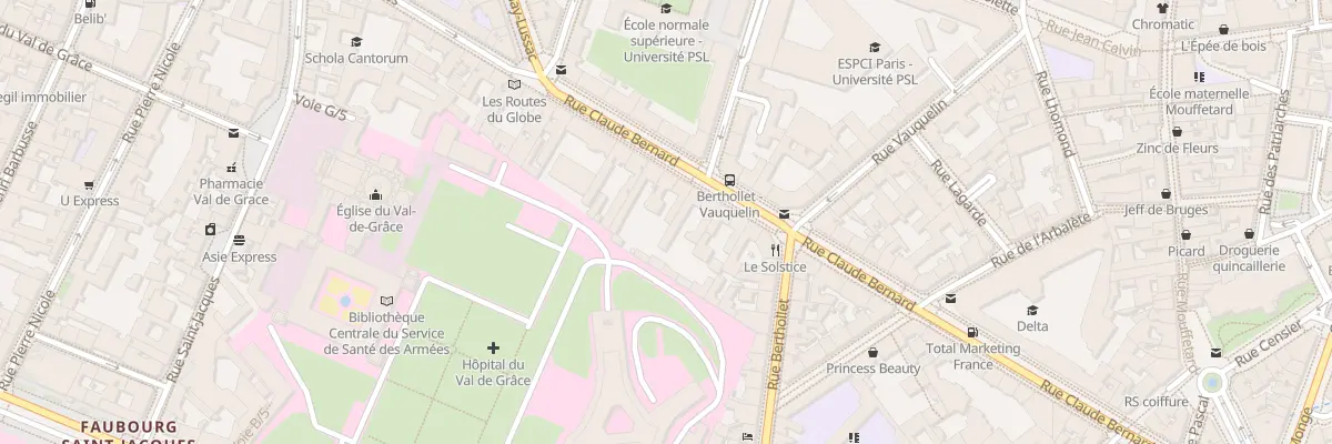 Plan du 57 Rue Claude Bernard à Paris 5e Arrondissement