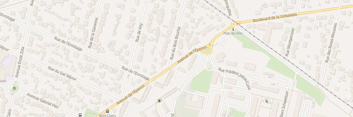 Plan du 2 Rue du Bois Bourlot à Sainte-Geneviève-des-Bois