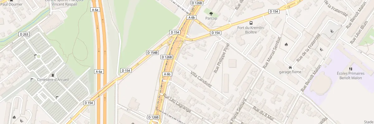 Plan du 177 Rue Gabriel Péri au Kremlin-Bicêtre