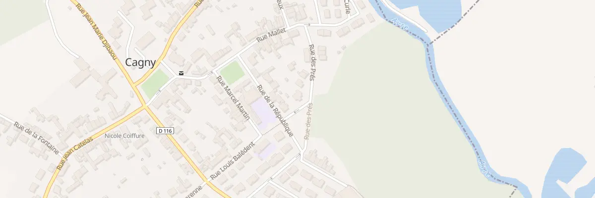Plan du 11 Rue Louis Baledent à Cagny