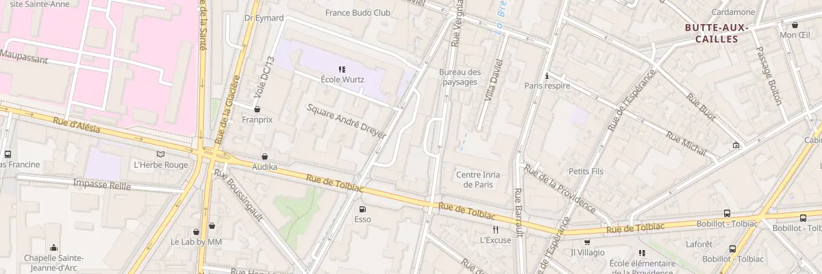 Plan du 48 Rue Vergniaud à Paris 13e Arrondissement