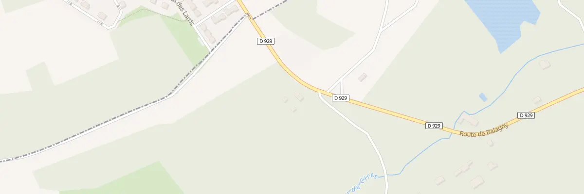 Plan du 7 Rte de Balagny à Cires-lès-Mello