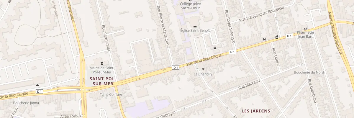 Plan du 4 Rue Pierre et Marie Curie Sp à Dunkerque
