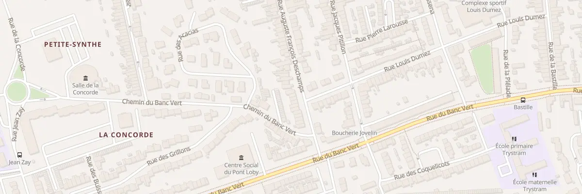 Plan du 90 Rue Deschamps à Dunkerque