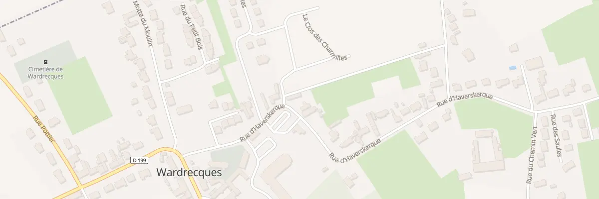 Plan du 7 Rue d’Haverskerque à Wardrecques