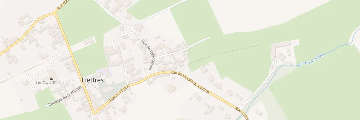 Plan du 7 Rue du Moulin à Liettres