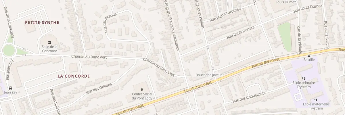 Plan du 94 Rue Deschamps à Dunkerque