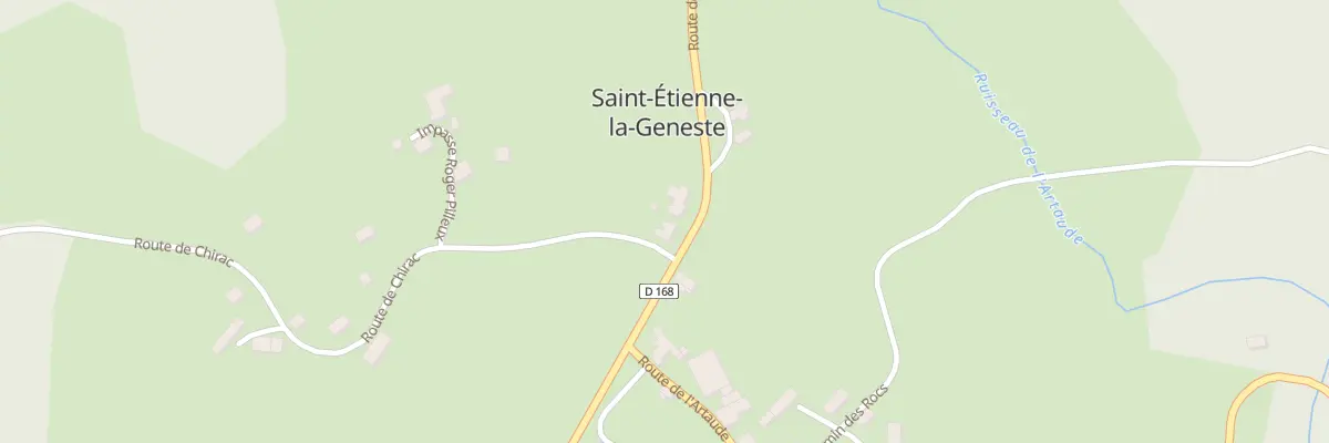 Plan du 6 Rte de Liginiac à Saint-Étienne-la-Geneste