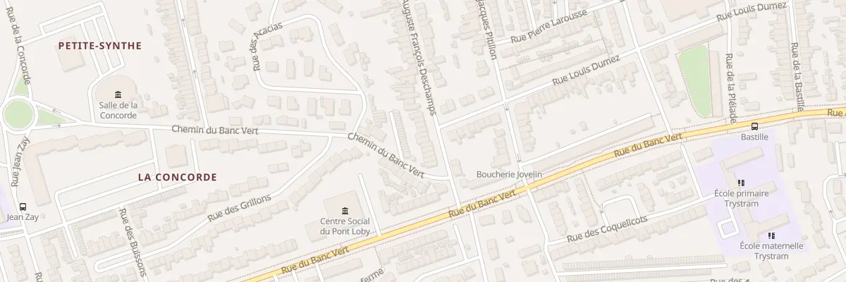 Plan du 98 Rue Deschamps à Dunkerque