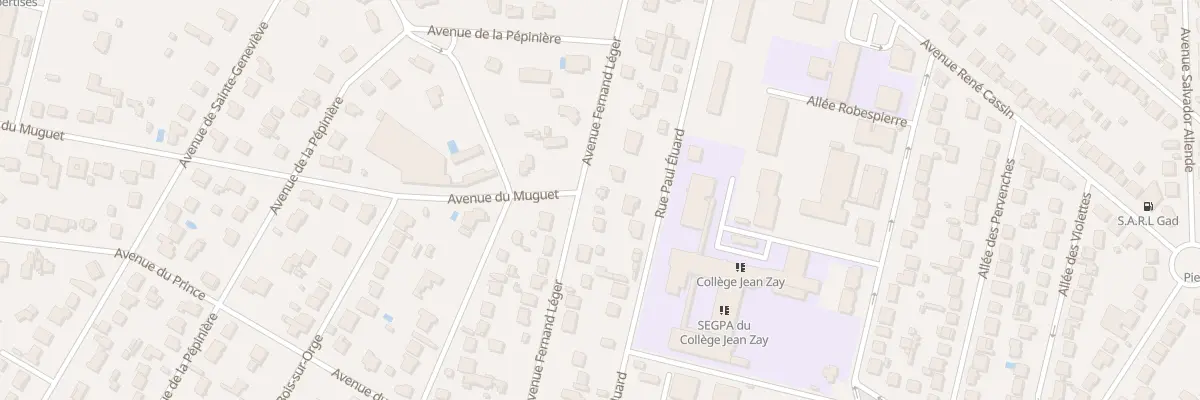 Plan du 15 Av Fernand Leger à Morsang-sur-Orge