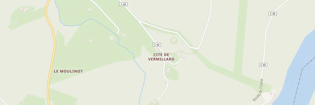 Plan du 3 Cité de Vermillard à Sérandon