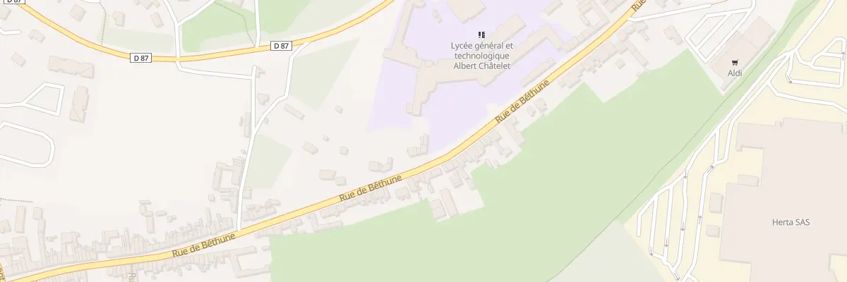 Plan du 119 Rue de Bethune à Saint-Pol-sur-Ternoise