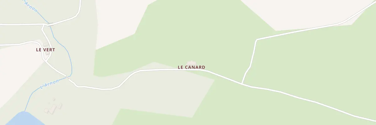 Plan du 5070 Le Canard à Mesples