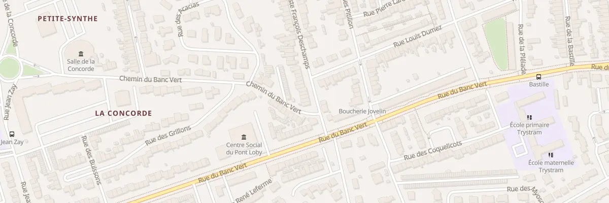 Plan du 106 Rue Deschamps à Dunkerque