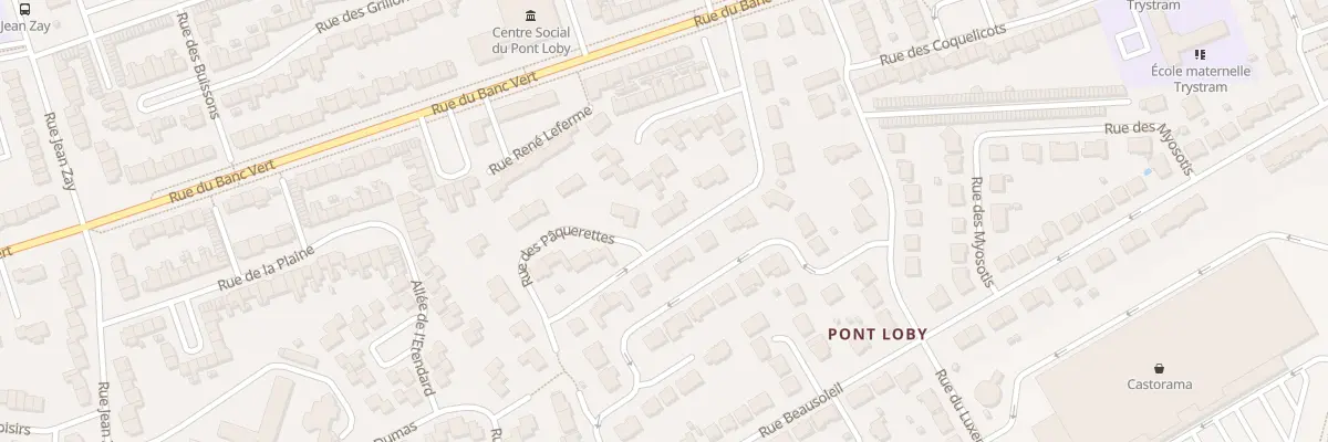 Plan du 8 Rue des Paquerettes à Dunkerque