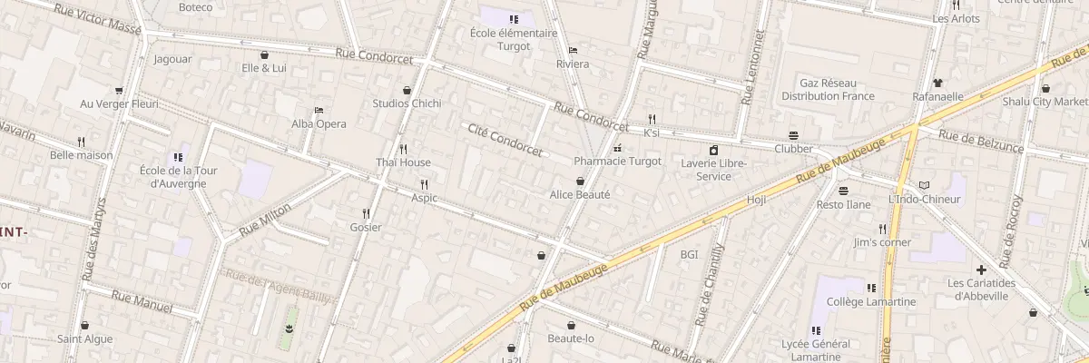 Plan du 49 Rue Marguerite de Rochechouart à Paris 9e Arrondissement