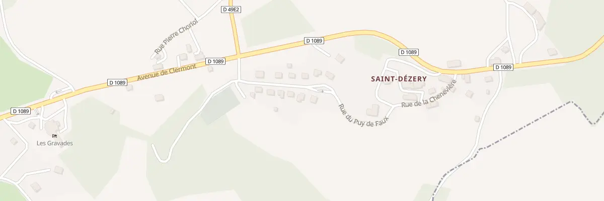 Plan du 10 Rue du Puy de Faux à Ussel