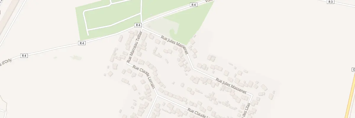 Plan du 22 Rue Jules Massenet à Morangis