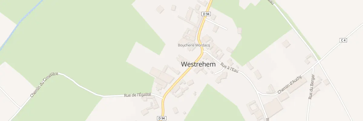 Plan du 36 Rue d’Hesdin à Westrehem