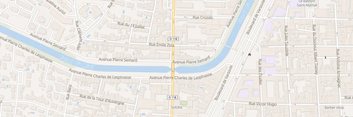 Plan du 48 Av Pierre Semard à Carcassonne